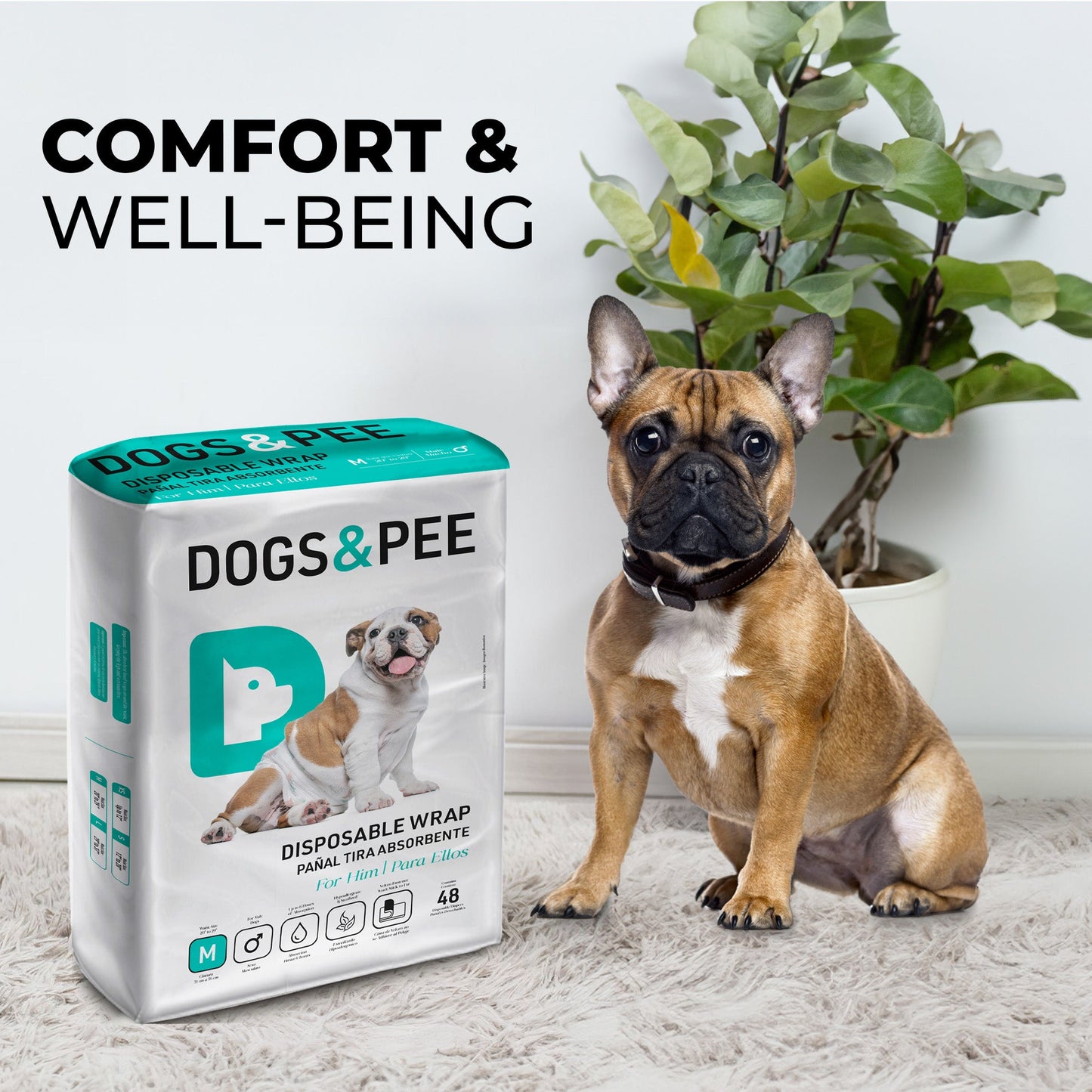 Pañales para perros y pipí