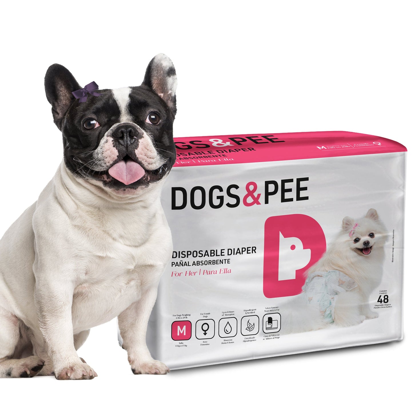 Pañales para perros y pipí