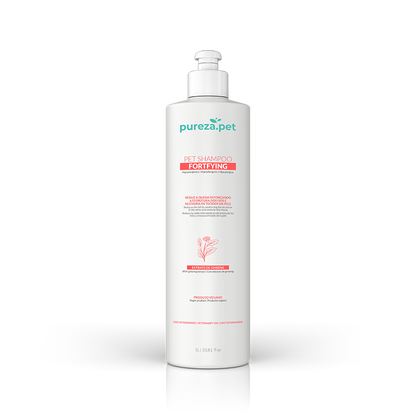 Professional Anti-Shedding Shampoo: Reduces Fur Loss by 80% (Ginseng & Vitamin Complex) - 1L