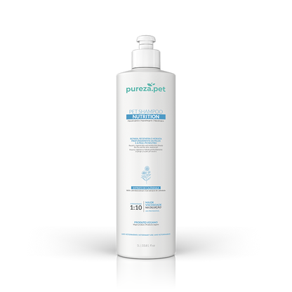 Professional Deep Nutrition Shampoo: Restores Dry & Damaged Coats (Grape Seed & Calendula) - 1L