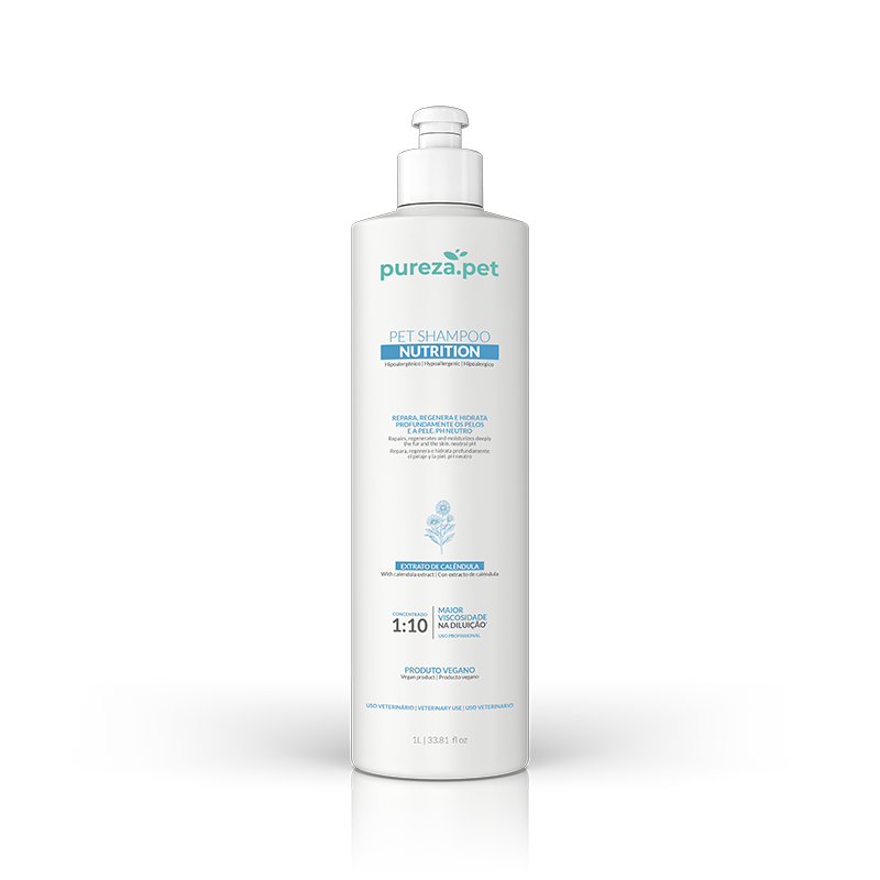 Champú de nutrición profunda: restaura el pelaje seco y dañado (semilla de uva y caléndula) - 300 ml